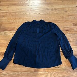 Banana Republic Navy Blue Blouse